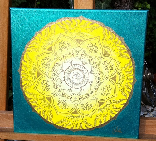 Mandala Sonnenstrahl